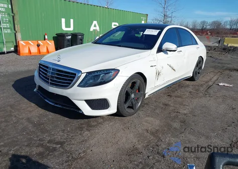 2014 Mercedes-Benz S 63 Amg 4Matic z USA, uszkodzony, nr VIN WDDUG7JB2EA048337